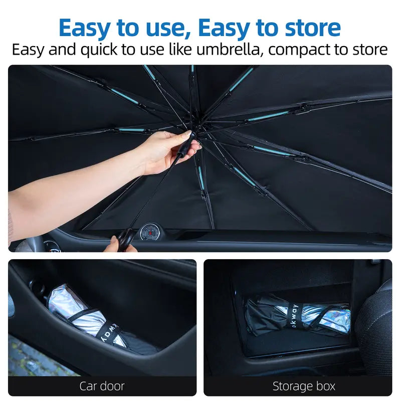 Portable Umbrella Car Windshield Sunshade