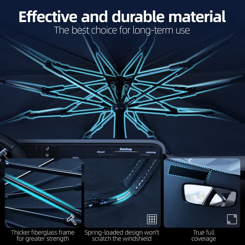Portable Umbrella Car Windshield Sunshade